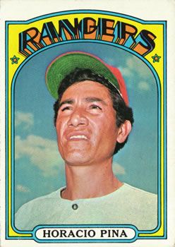 Horacio Pina 1972 Topps #654 Sports Card