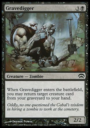 Gravedigger (Planechase decks) Trading Card