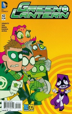 Green Lantern #42 (Teen Titans Go Variant Cover)