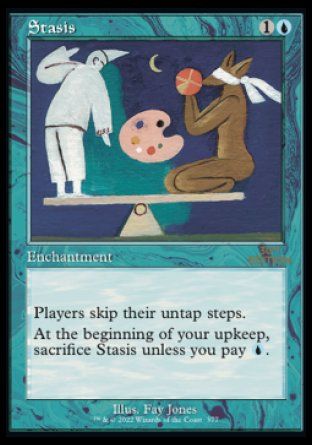 Stasis (Magic 30th Anniversary Edition - Old Frame) Trading Card