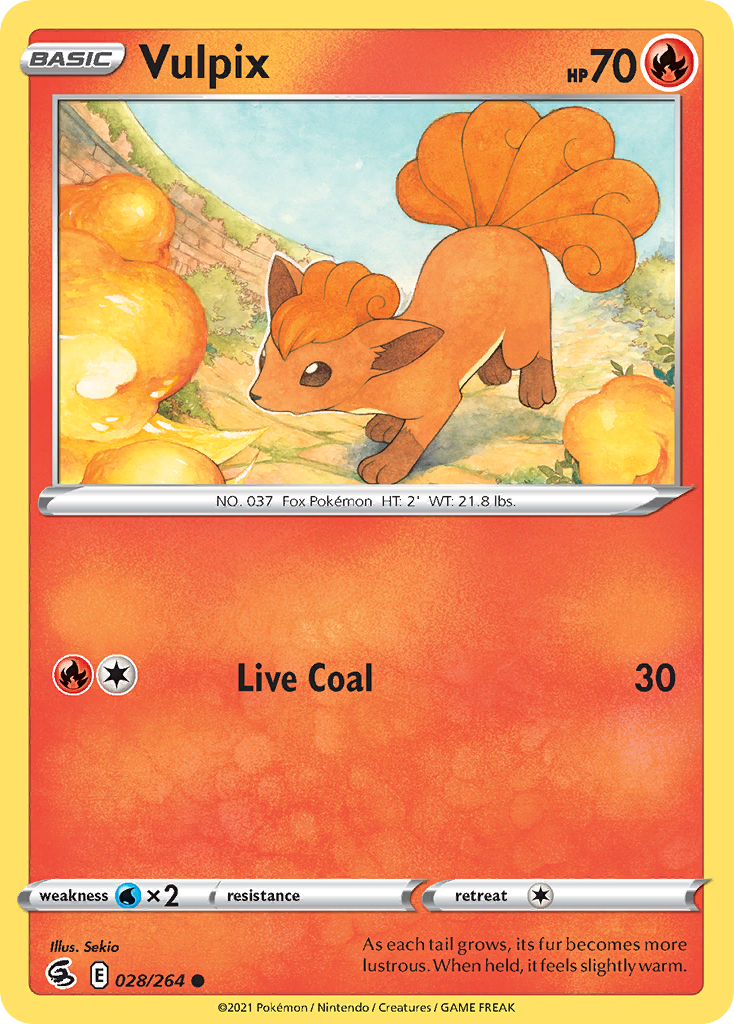 Vulpix (28/264) - Fusion Strike Pokémon Card