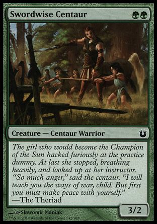 Swordwise Centaur (Born of the Gods) Trading Card