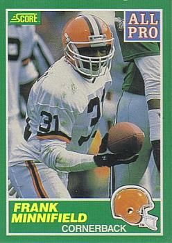 Frank Minnifield 1989 Score #285 Sports Card