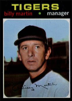 Billy Martin 1971 Topps #208 Sports Card