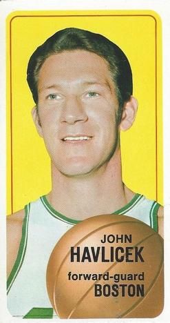 John Havlicek 1970 Topps #10 Sports Card