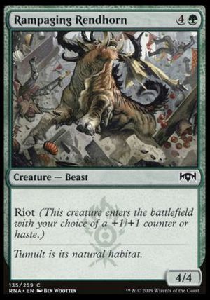 Rampaging Rendhorn (Ravnica Allegiance)