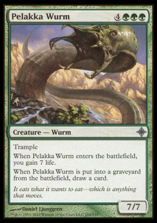 Pelakka Wurm (Rise of the Eldrazi) Trading Card