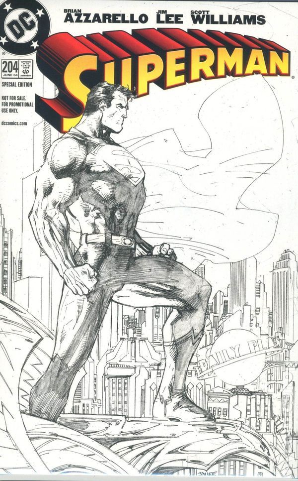 Superman #204 (Jim Lee and Scott Williams Sketch Variant)