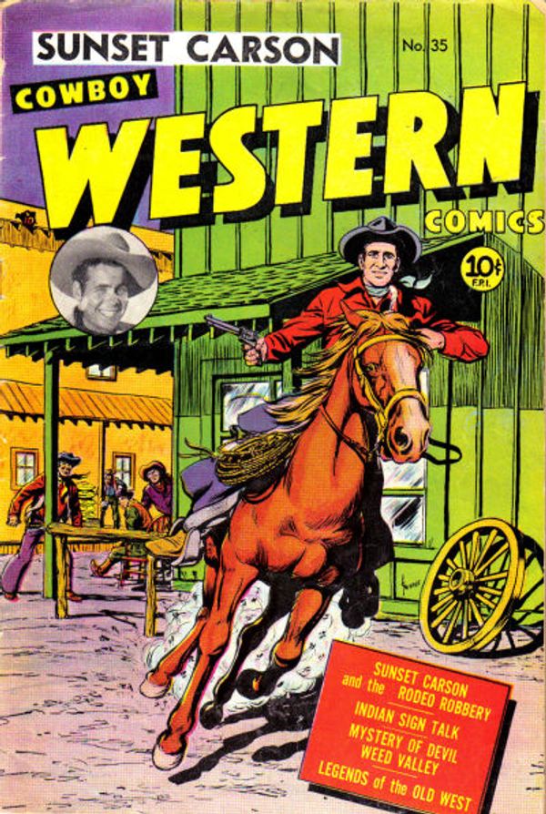 Cowboy Western Comics #35