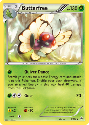 Butterfree (3/106) - Flashfire