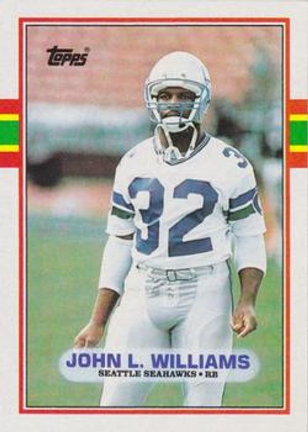 John L. Williams 1989 Topps #190