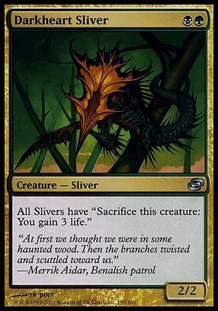 Darkheart Sliver (Planar Chaos) Trading Card