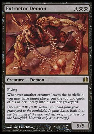 Extractor Demon (MTG Commander)