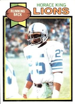 Horace King 1979 Topps #26 Sports Card