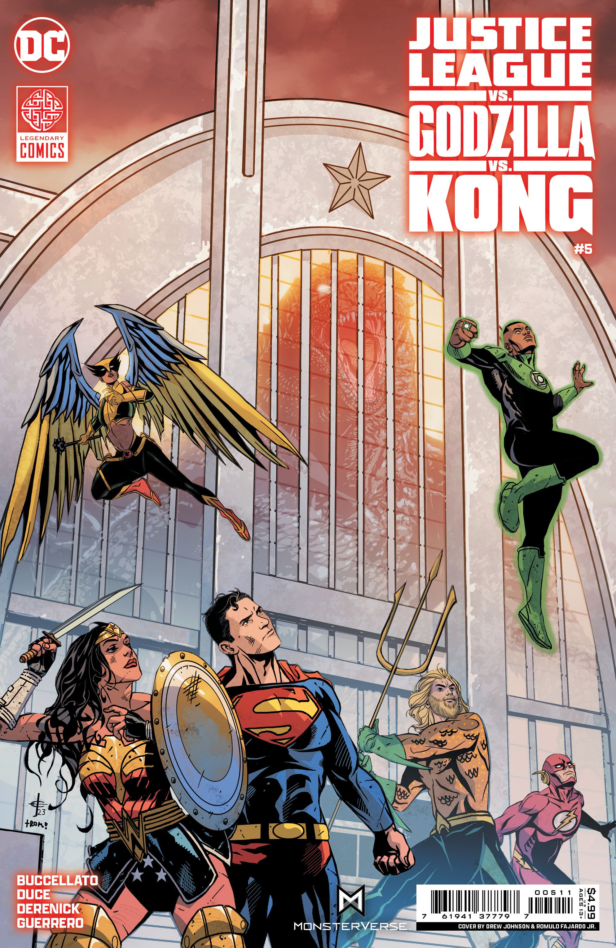 Justice League vs. Godzilla vs. Kong #5 Comic