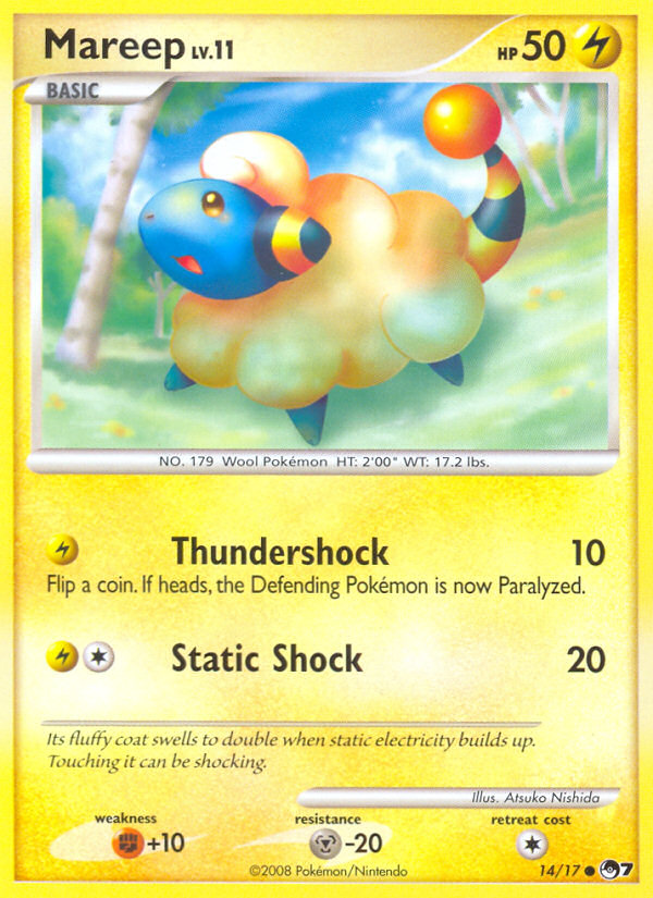 Mareep (14/17) - POP Series 7 Pokémon Card