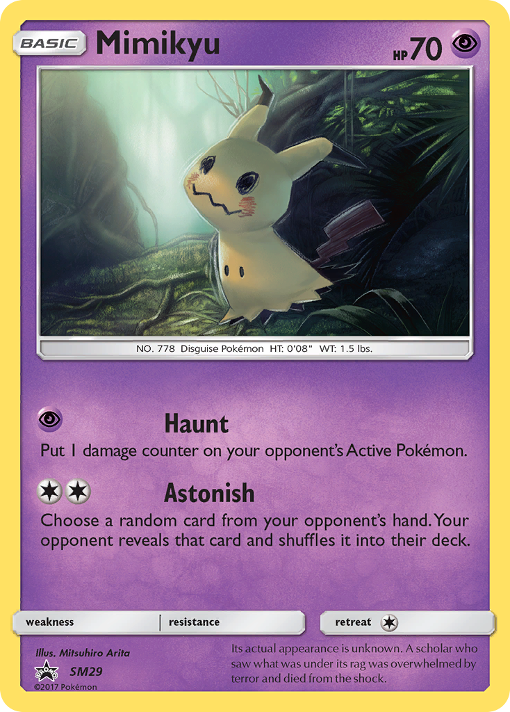 Mimikyu (SM29) - SM Black Star Promos Pokémon Card