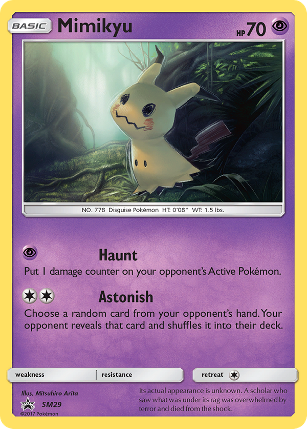 Mimikyu (SM29) - SM Black Star Promos