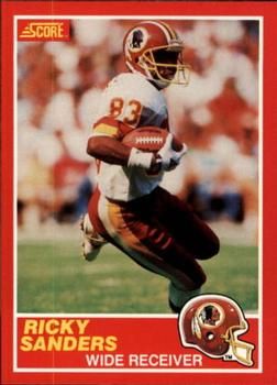 Ricky Sanders 1989 Score #122 Sports Card