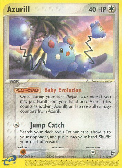 Azurill Pokémon Card