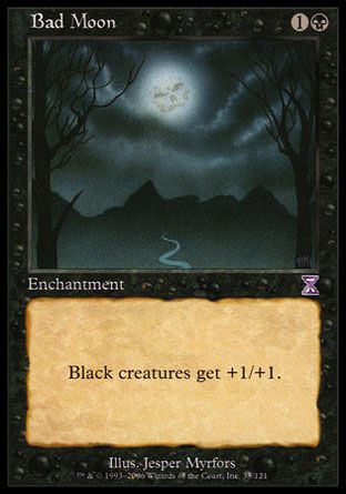 Bad Moon (Time Spiral) Trading Card