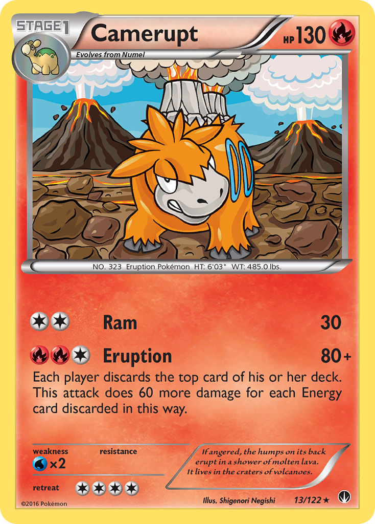 Camerupt (13/122) - BREAKpoint Pokémon Card