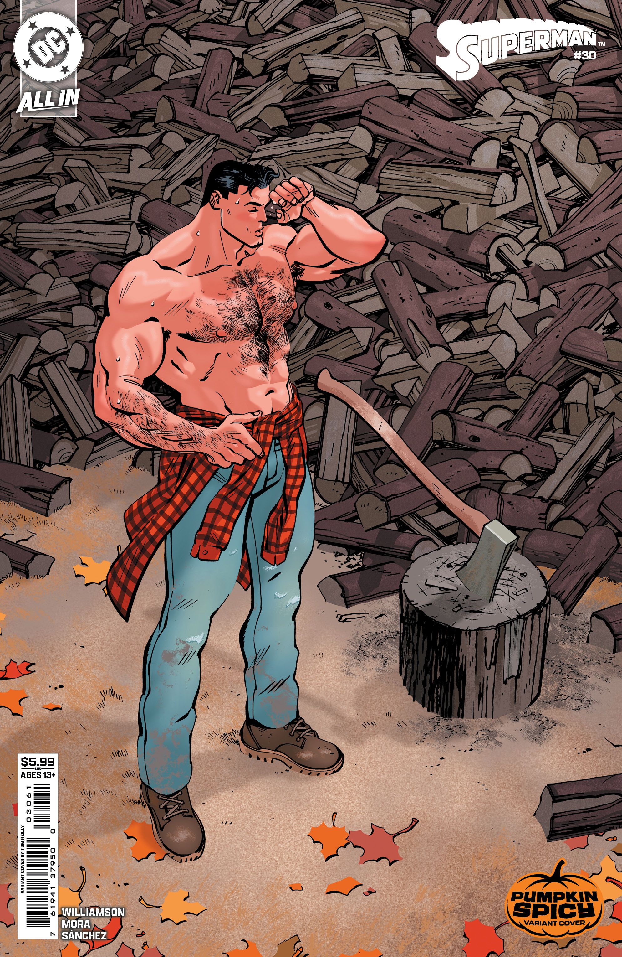 Superman #30 (Cvr E Tom Reilly Pumpkin Spicy Card Stock Variant) Comic