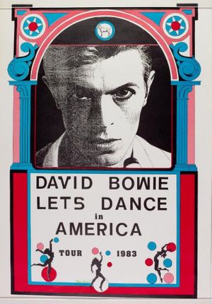 David Bowie "Let's Dance" Tour Poster 1983