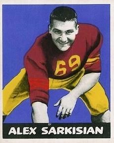 Alex Sarkisian 1948 Leaf Football #59 Sports Card