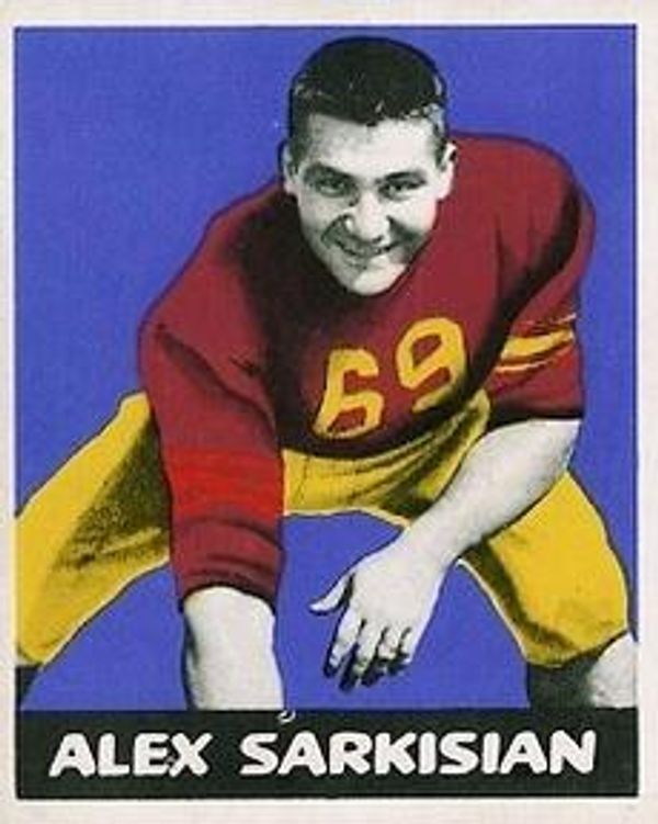 Alex Sarkisian 1948 Leaf Football #59