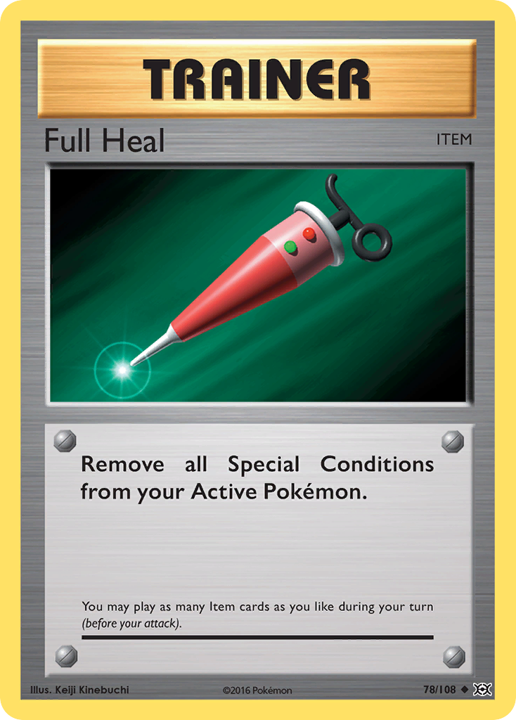 Full Heal (Trainer: Item) (78/108) - Evolutions Pokémon Card