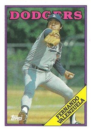 Fernando Valenzuela 1988 Topps #780