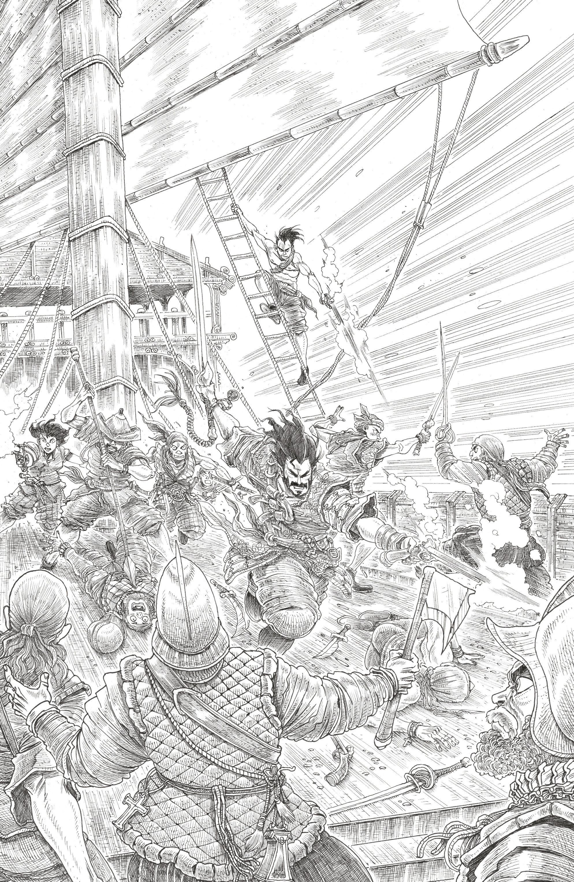 Brzrkr: The Bleeding Tide #1 (H 1:25 Incv Full Art Stokoe) Comic