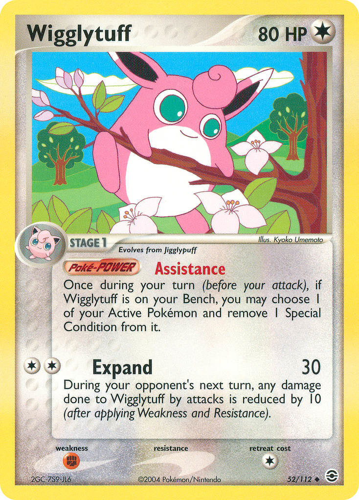 Wigglytuff (52/112) - FireRed & LeafGreen Pokémon Card