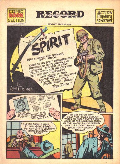 Spirit Section #5/23/1943 Comic