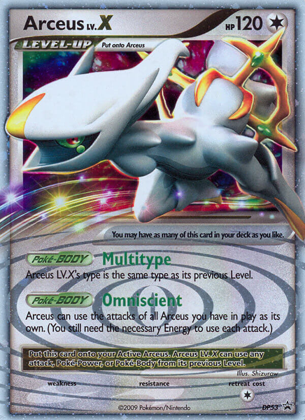 Arceus LV.X (DP53) - DP Black Star Promos Pokémon Card