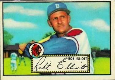 Bob Elliott 1952 Topps #14 Sports Card