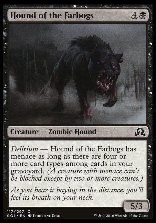 Hound of the Farbogs (Shadows over Innistrad) Trading Card