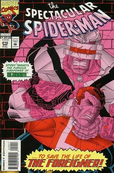 Spectacular Spider-Man #210 Comic