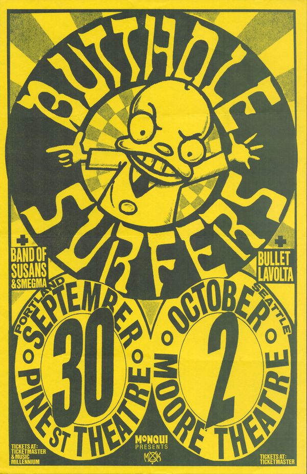 MXP-221.3 Butthole Surfers 1989 Pine Street Theatre/moore Theatre  Oct 2