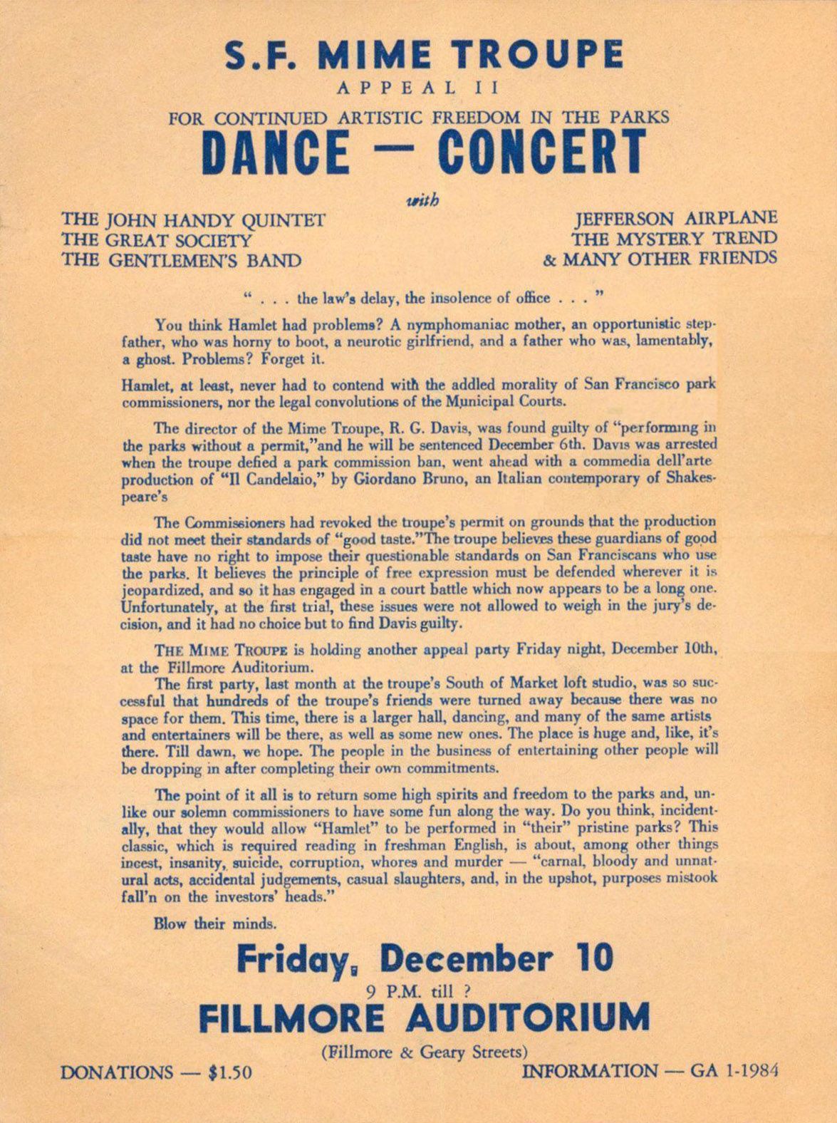 AOR-2.36-OHB-A Concert Poster