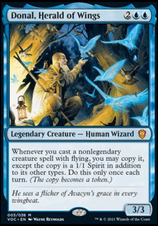 Donal, Herald of Wings (Innistrad Crimson Vow Commander Decks) Trading Card