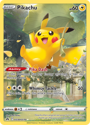 Pikachu (GG30) - Crown Zenith Galarian Gallery