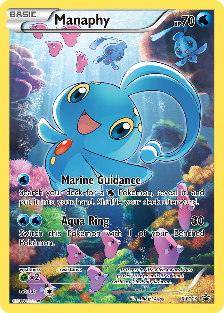 Manaphy (XY113) - XY Black Star Promos Pokémon Card