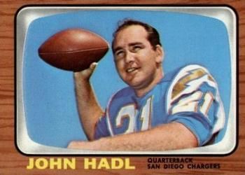 John Hadl 1966 Topps #125 Sports Card