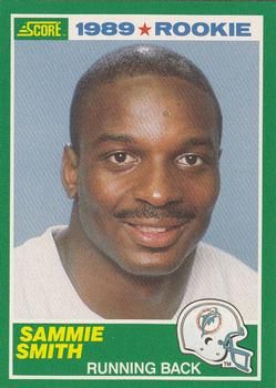 Sammie Smith 1989 Score #262 Sports Card