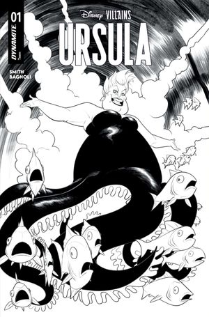 Disney Villains Ursula #1 (Cvr J Inc 1:10 Robert Quinn Line Art Variant)