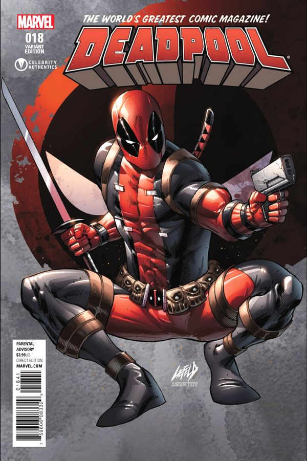 Deadpool #18 (Celebrity Authentics Edition)