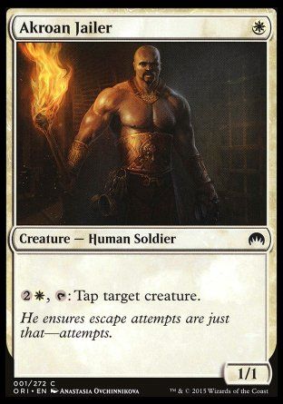 Akroan Jailer (Magic Origins) Trading Card