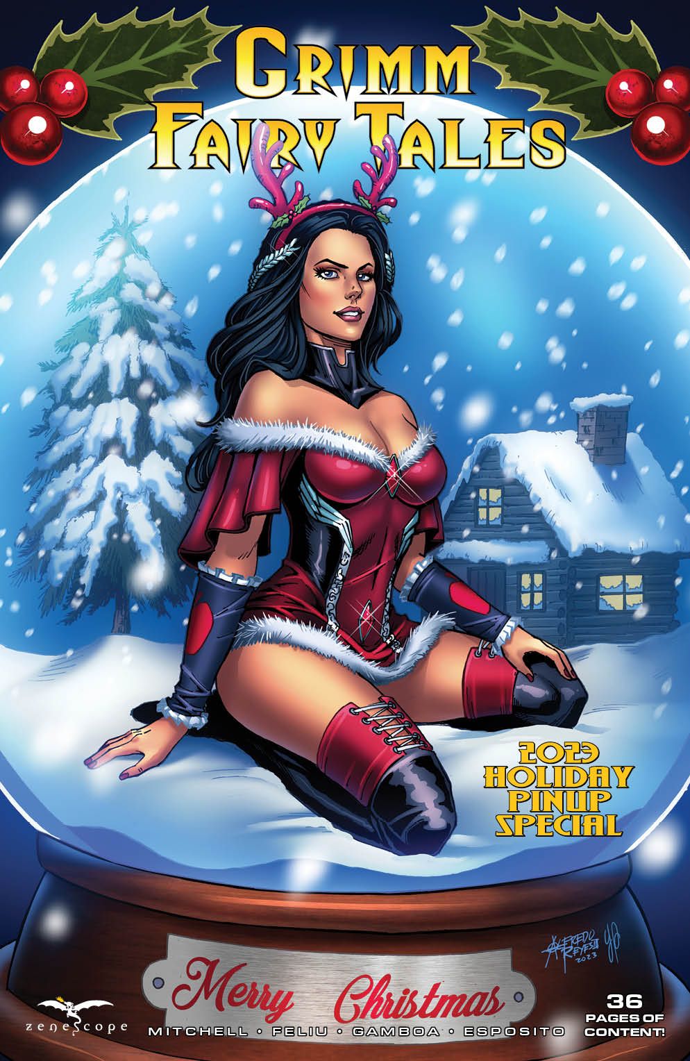 Grimm Fairy Tales: 2023 Holiday Pinup Special #nn Comic